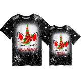 Mommy and Me Matching Clothing Top Unicorn Mama Mini Tie Dyed Family T-shirts