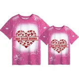 Mommy and Me Matching Clothing Top One Loved Mama Mini Tie Dyed Family T-shirts