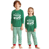 2023 Christmas Matching Family Pajamas Christmas Exclusive Design We are Family Polar Bear Green Pajamas Set