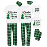 2023 Christmas Matching Family Pajamas Exclusive Family Together Flying Reindeer Green Short Pajamas Set