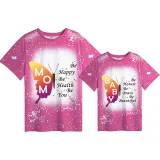 Mommy and Me Matching Clothing Top Butterfly Be Honest Be Brave Be Beautiful Tie Dyed Family T-shirts