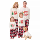 2023 Christmas Matching Family Pajamas Exclusive Family Together Flying Reindeer Gray Pajamas Set