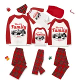 2023 Christmas Matching Family Pajamas Christmas Exclusive Design We are Family Polar Bear Red Pajamas Set