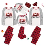 Christmas Matching Family Pajamas 2023 Family Christmas Hat Red Pajamas Set