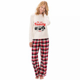 2023 Christmas Matching Family Pajamas Christmas Exclusive Design We are Family Polar Bear Red Pajamas Set