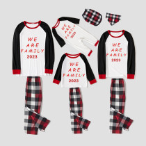 2023 Christmas Matching Family Pajamas Exclusive We Are Family Multicolor Pajamas Set