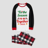 2023 Christmas Matching Family Pajamas Exclusive Design Merry Christmas Season Together Multicolor Pajamas Set