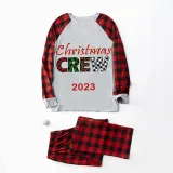 2023 Christmas Matching Family Pajamas Christmas Exclusive Design Merry Christmas Crew White Christmas Pajamas Set