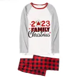 Christmas Matching Family Pajamas 2023 Family Christmas Hat Red Pajamas Set