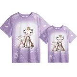 Mommy and Me Matching Clothing Top Cat Mama And Me Tie Dyed Family T-shirts