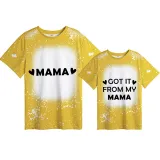 Mommy and Me Matching Clothing Top Got It From My Mama Tie Dyed Family T-shirts