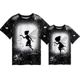 Mommy and Me Matching Clothing Top Angel Mama Mini Tie Dyed Family T-shirts