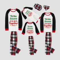 2023 Christmas Matching Family Pajamas Exclusive Design Merry Christmas Season Together Multicolor Pajamas Set