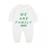 2023 Christmas Matching Family Pajamas Exclusive We Are Family Green Pajamas Set