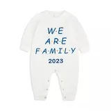 2023 Christmas Matching Family Pajamas Exclusive We Are Family Blue Pajamas Set