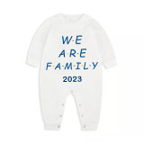 2023 Christmas Matching Family Pajamas Exclusive We Are Family Blue Pajamas Set