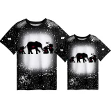 Mommy and Me Matching Clothing Top Elephant Mama And Mini Tie Dyed Family T-shirts