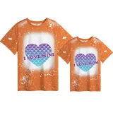 Mommy and Me Matching Clothing Top Mermaid Love Mama And Mini Tie Dyed Family T-shirts