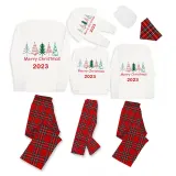 2023 Christmas Matching Family Pajamas Exclusive We Are Family White Pajamas Set