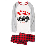2023 Christmas Matching Family Pajamas Christmas Exclusive Design We are Family Polar Bear Red Pajamas Set
