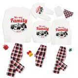 2023 Christmas Matching Family Pajamas Christmas Exclusive Design We are Family Polar Bear Red Pajamas Set