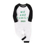 2023 Christmas Matching Family Pajamas Exclusive We Are Family Green Pajamas Set