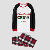 2023 Christmas Matching Family Pajamas Exclusive Design Printed Christmas Crew Multicolor Pajamas Set