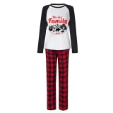 2023 Christmas Matching Family Pajamas Christmas Exclusive Design We are Family Polar Bear Red Pajamas Set