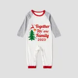 2023 Christmas Matching Family Pajamas Exclusive Family Together Flying Reindeer Black White Plaids Pajamas Set