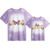 Mommy and Me Matching Clothing Top Butterfly Mama And Mini Tie Dyed Family T-shirts