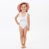 Mommy and Me Bathing Suits Elephants Mama And Mini Flower Shoulder Backless Swimsuits