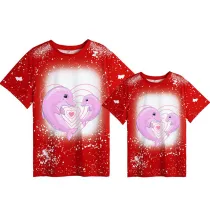 Mommy and Me Matching Clothing Top Mommy Baby Dolphin Tie Dyed Family T-shirts