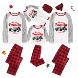 2023 Christmas Matching Family Pajamas Christmas Exclusive Design We are Family Polar Bear Red Pajamas Set