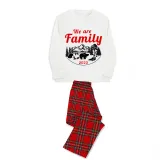2023 Christmas Matching Family Pajamas Christmas Exclusive Design We are Family Polar Bear White Pajamas Set