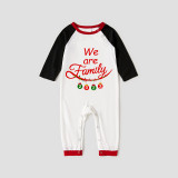 2023 Christmas Matching Family Pajamas Exclusive Design We Are Family Pendant Multicolor Pants Pajamas Set
