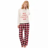 2023 Christmas Matching Family Pajamas Exclusive We Are Family Red Short Pajamas Set