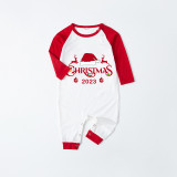 2023 Christmas Matching Family Pajamas Exclusive Design Christmas Couple Reindeer Black White Plaids Pajamas Set