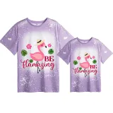 Mommy and Me Matching Clothing Top Be Flamazing Flamingo Mama And Mini Tie Dyed Family T-shirts