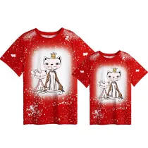 Mommy and Me Matching Clothing Top Cat Mama And Me Tie Dyed Family T-shirts