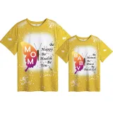 Mommy and Me Matching Clothing Top Butterfly Be Honest Be Brave Be Beautiful Tie Dyed Family T-shirts