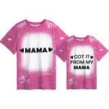 Mommy and Me Matching Clothing Top Got It From My Mama Tie Dyed Family T-shirts
