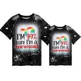 Mommy and Me Matching Clothing Top I'm 99% Sure I'm A Meimaid Mama And Mini Tie Dyed Family T-shirts
