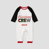2023 Christmas Matching Family Pajamas Exclusive Design Printed Christmas Crew Multicolor Pajamas Set