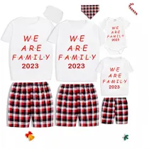 2023 Christmas Matching Family Pajamas Exclusive We Are Family Short Pajamas Set