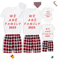 2023 Christmas Matching Family Pajamas Exclusive We Are Family Short Pajamas Set