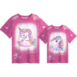 Mommy and Me Matching Clothing Top Unicorn Mama Mini Tie Dyed Family T-shirts