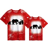 Mommy and Me Matching Clothing Top Elephant Mama And Mini Tie Dyed Family T-shirts