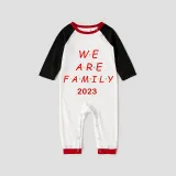 2023 Christmas Matching Family Pajamas Exclusive We Are Family White Pajamas Set