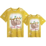 Mommy and Me Matching Clothing Top Koala Mama Mini Tie Dyed Family T-shirts
