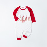 2023 Christmas Matching Family Pajamas Exclusive Christmas Tree Gray Black White Plaids Pants Pajamas Set